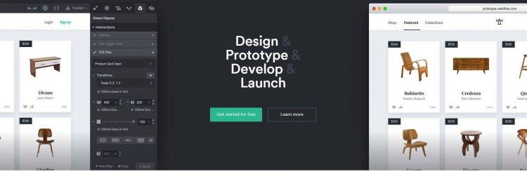 free prototyping tools for web applications