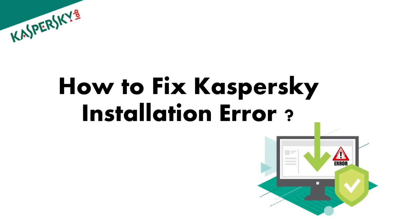 fix error kaspersky loading the application