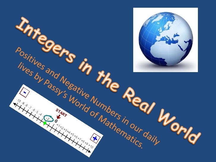 application of real numbers in real life