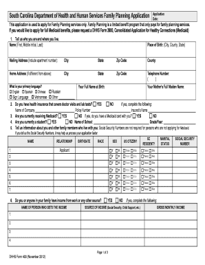 health and human services application