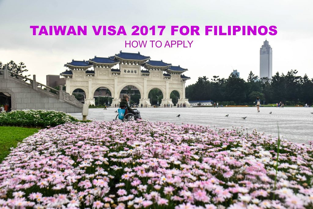 taiwan tourist visa application form