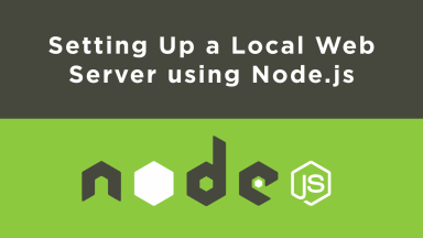 web application using node js