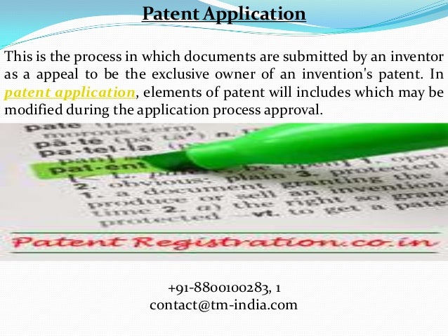 patent application process in india