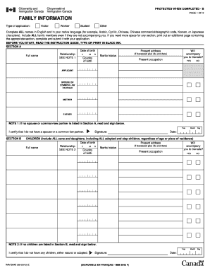 canada refugee application form pdf