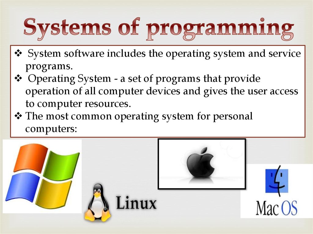 types of application software ppt