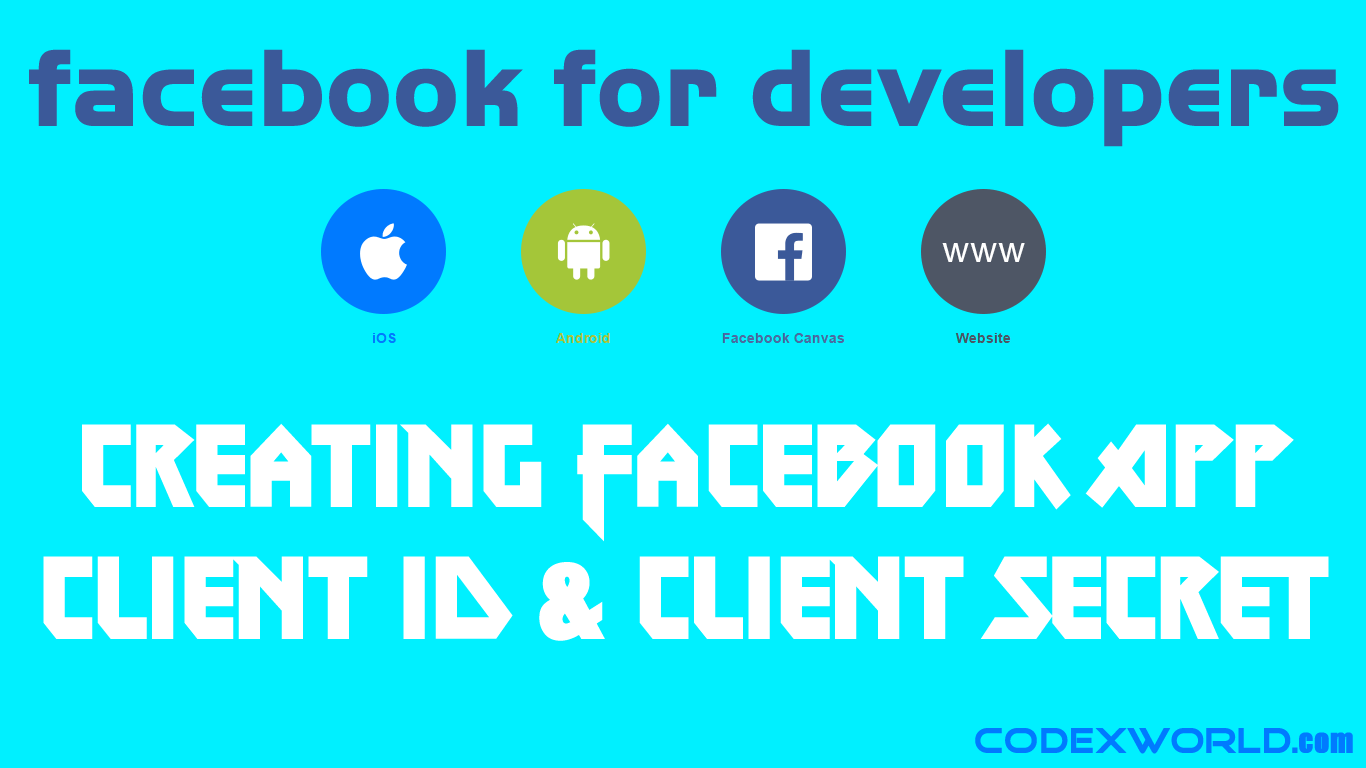 how to create facebook application id and secret key