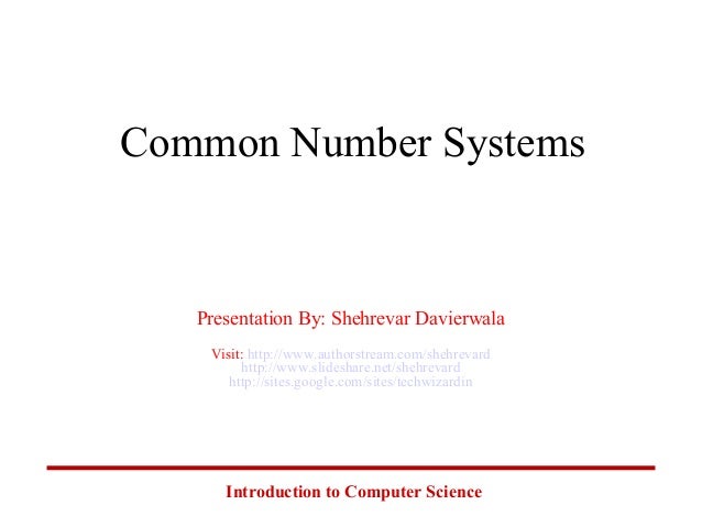 applications of binary number system