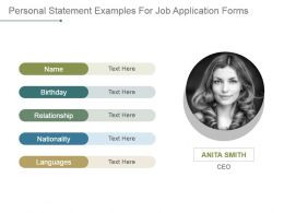 supporting statement examples for job application forms