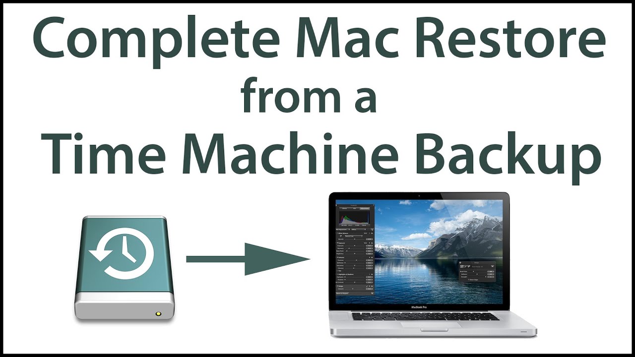 how to restore applications from time machine backup