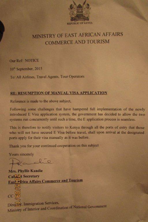 kenya visa application form download