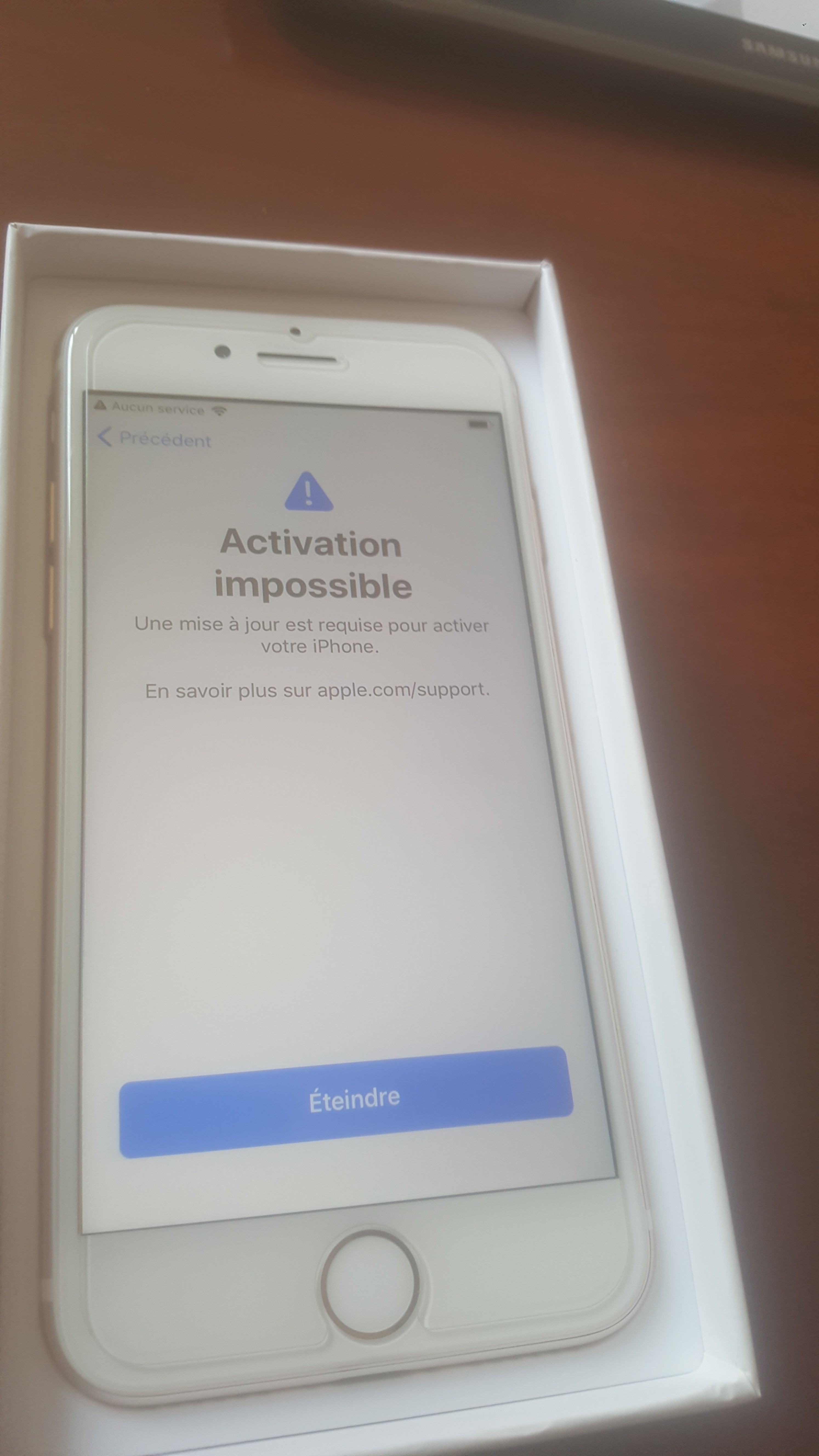 mise a jour application iphone impossible