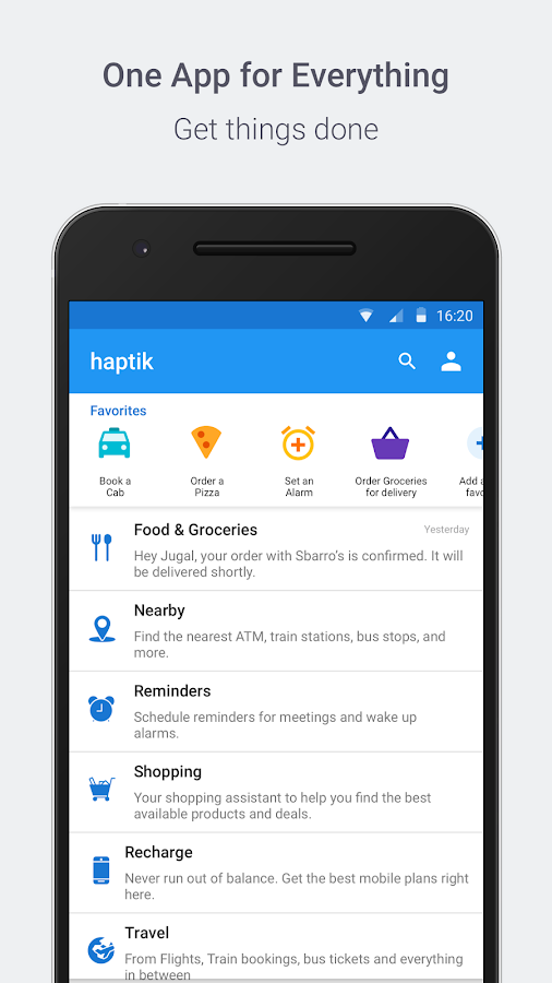 personal assistant application for android