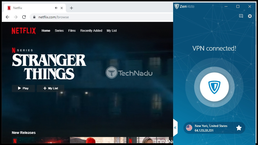 use vpn connection only for selected application
