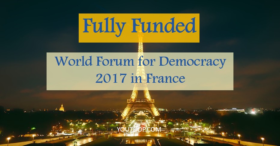 world forum for democracy 2017 application